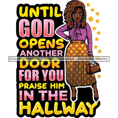 Afro Classy Lola Elegance Glamour Church Lady God Lord Dios Quotes .SVG Clipart Vector Cutting Files For Circuit Silhouette Cricut and More!