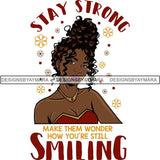 Afro Independent Successful Woman SVG Cutting Files For Silhouette Cricut and More