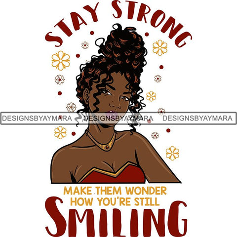 Afro Independent Successful Woman SVG Cutting Files For Silhouette Cricut and More