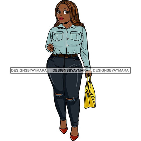 Afro Thick Thigh Big Eyes Woman Sassy Exotic Curvy Goddess .SVG Cutting Files For Silhouette and Cricut and More!