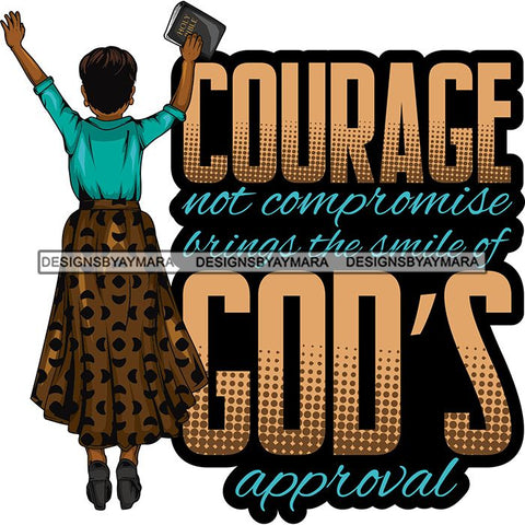 Afro Lola Praying Begging Asking God Lord Faith Strength Quotes .SVG Vector Clipart Cutting Files For Silhouette Cricut and More!