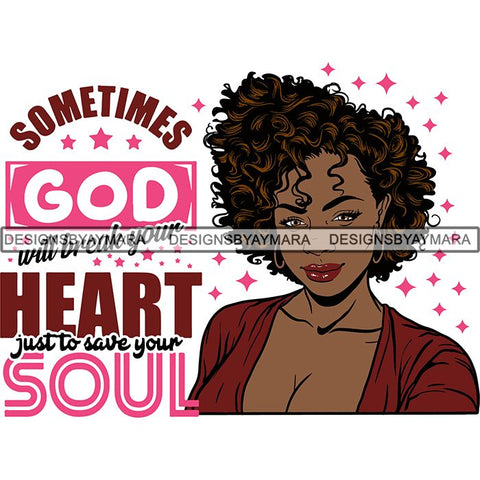 Afro Boss Lady Lord Life Quotes SVG Files For Cutting and More