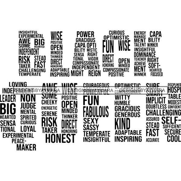 Words Letter Lord Life Quotes SVG Files For Cutting and More!