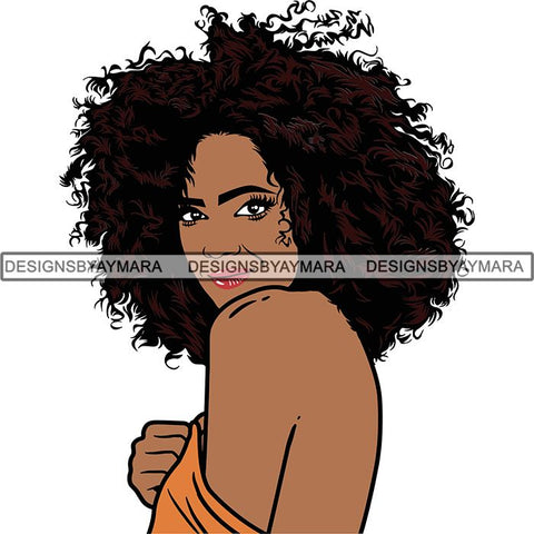 Afro Woman Goddess Diva Melanin Love Sensual .SVG Cut Files For Silhouette and Cricut and More!