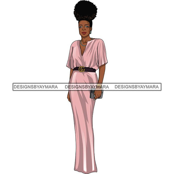 Bundle 6 Classy Afro Woman African American Goddess SVG PNG JPG Cutting Files