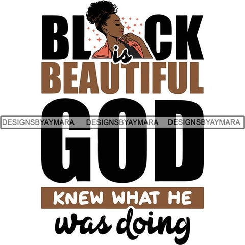 Afro Boss Lady Lord Life Quotes SVG Files For Cutting and More