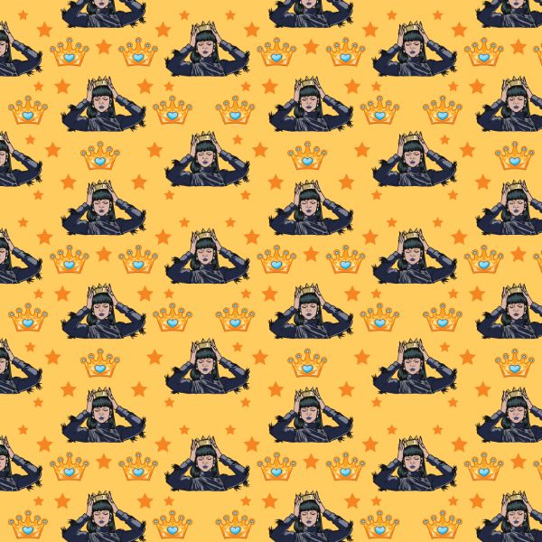 Fashion Lady Seamless Pattern Abstract Decorative Background Vector Designs SVG Files For Cutting and More!