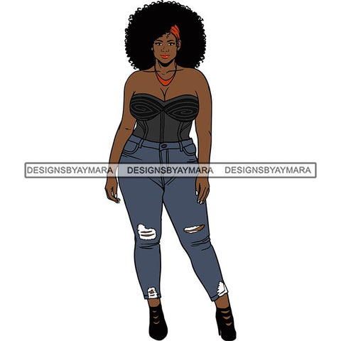 BBW Thick Thigh Woman Sassy Exotic Curvy Big Bone Goddess .SVG Cutting Files For Silhouette and Cricut and More!