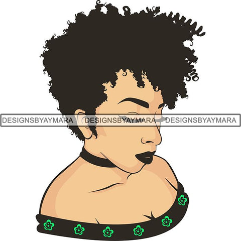 Afro Melanin Popping Dark Latina SVG Cutting Files For Silhouette Cricut and More