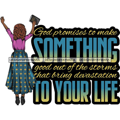 Afro Lola Praying Begging Asking God Lord Faith Strength Quotes .SVG Vector Clipart Cutting Files For Silhouette Cricut and More!