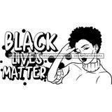 Black Lives Matter Humanity Social Protest Justice Racism Movement SVG PNG JPG Vector Cutting Files