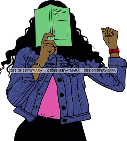 Woman Reading A Book Education Smart Classy Lady Drinking Coffee Wine .SVG Cutting Files For Silhouette Cricut and More!