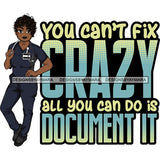 Afro Lola Nurse Medical Occupation SVG Cutting Files For Cricut Silhouette and More