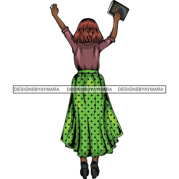 Afro Lola Praying Begging Asking God Lord Faith Strength .SVG Vector Clipart Cutting Files For Silhouette Cricut and More!