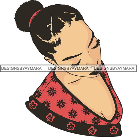 Afro Melanin Popping Dark Latina SVG Cutting Files For Silhouette Cricut and More