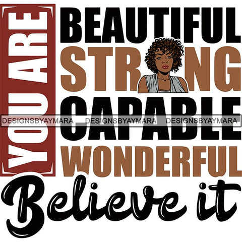 Afro Boss Lady Lord Life Quotes SVG Files For Cutting and More