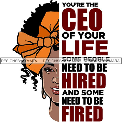 Afro Melanin Popping Life Quotes SVG Cutting Files For Silhouette Cricut and More