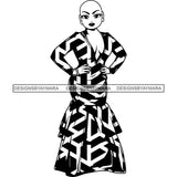 Afro Lola Boss Fashion Diva Glamour .SVG Cutting Files For Silhouette and Cricut and More!