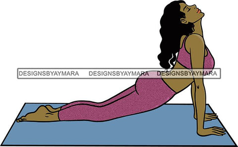 Woman Doing Yoga Meditation Wellness Meditate Relax Inhale Exhale Pose Position .SVG Cutting Files For Silhouette Cricut and More!