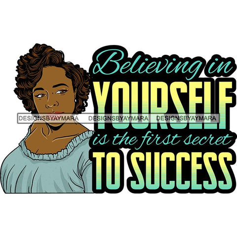 Afro Beautiful Classy Lady Educated Successful Woman Life Quotes SVG Files For Cutting and More!