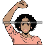 Strong Afro Woman SVG Cancer Survivor Cutting Files For Silhouette Cricut and More