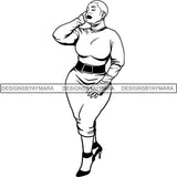 Melanin Bald Short Hairstyle Queen Goddess Nubian .SVG Cut Files For Silhouette and Cricut and Much More
