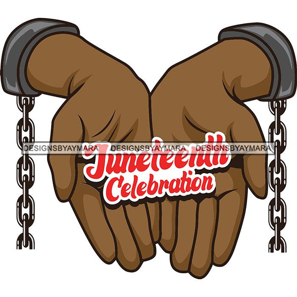Juneteenth Emancipation Freedom June 19 Holiday African American History  SVG PNG JPG Vector Cutting Files