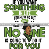 Boss Lady Afro Melanin Successful Black Woman Quotes SVG Cutting Files For Silhouette Cricut and More
