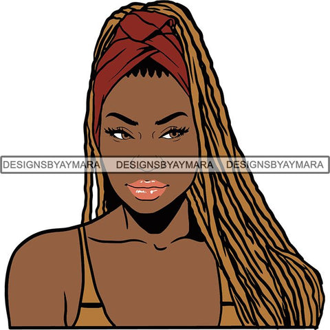 Afro Independent Successful Woman SVG Cutting Files For Silhouette Cricut and More
