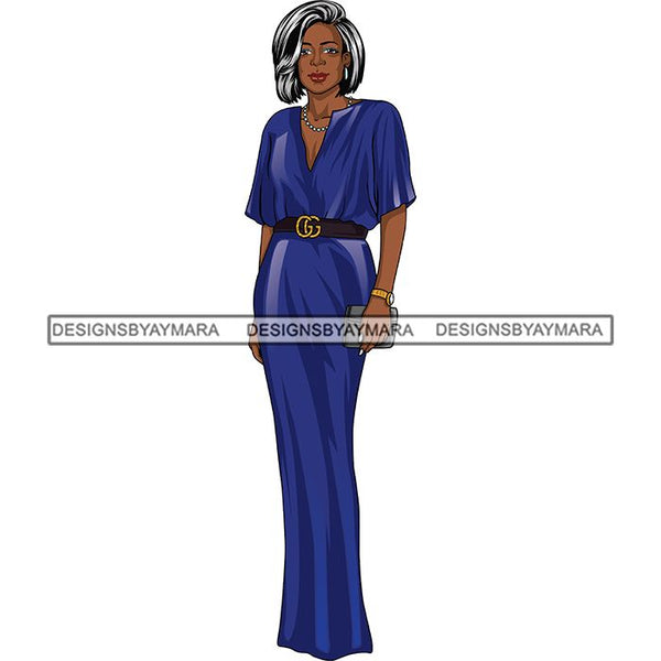Bundle 6 Classy Afro Woman African American Goddess SVG PNG JPG Cutting Files