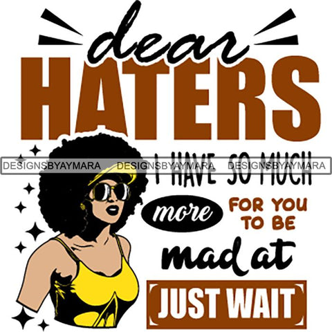 Afro Boss Lady Lord Life Quotes SVG Files For Cutting and More