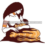 Sensual African Mother Silhouette Goddess Safari Africa Nature Exotic Culture SVG Cutting Files.