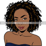 Afro Woman Nubian Melanin Popping Unique Design SVG Cutting Files For Silhouette Cricut and More