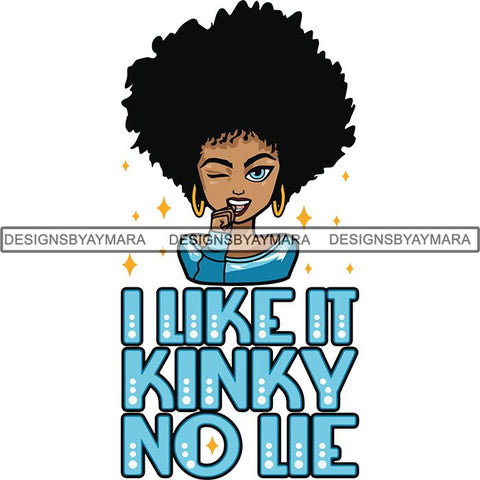 Afro Melanin Popping Lola Kinky Hair God Quotes SVG Cutting Files For Silhouette Cricut and More