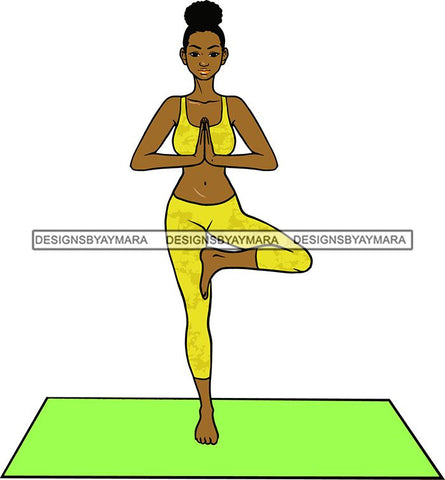 Woman Doing Yoga Meditation Wellness Meditate Relax Inhale Exhale Pose Position .SVG Cutting Files For Silhouette Cricut and More!