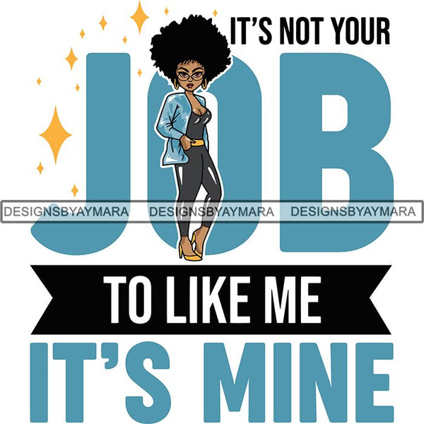 Afro Lola Boss Lady Quotes SVG Cutting Files For Silhouette Cricut and More