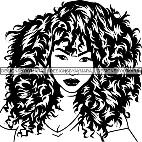 Afro Lady Black Goddess Melanin Dark Latina Morena SVG Files For Cutting and More!
