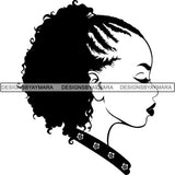 Afro Latina Woman SVG Cutting Files For Silhouette Cricut and More