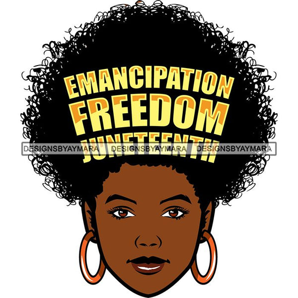Juneteenth Celebration June 19 Emancipation Freedom Holiday African American History  SVG PNG JPG Vector Cutting Files