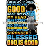 Afro Classy Lola Elegance Glamour Church Lady God Lord Dios Quotes .SVG Clipart Vector Cutting Files For Circuit Silhouette Cricut and More!