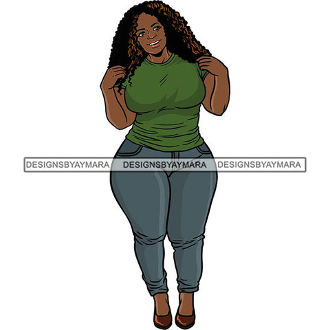 Fashion Diva Glamour Afro Classy Sexy Lady SVG PNG JPG Vector Files For Cutting and More