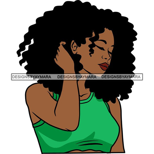 Afro African American Lady Woman Classy Nubian SVG Cutting Files
