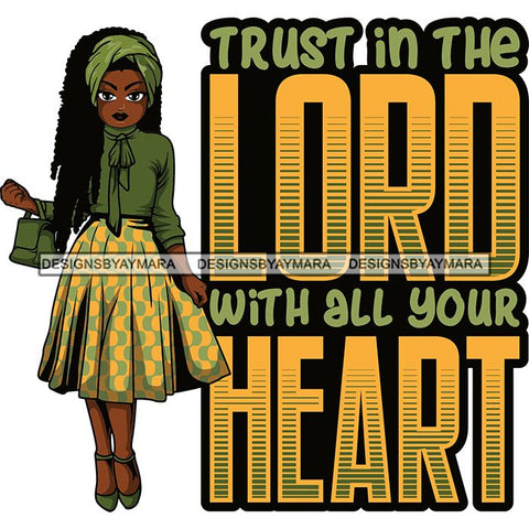 Afro Lola Classy God Lord Faith Prayers Quotes .SVG Clipart Cutting Files For Silhouette and Cricut and More!