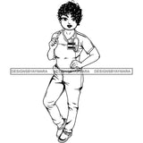 Afro Lola Nurse Medical Occupation SVG Cutting Files For Cricut Silhouette and More