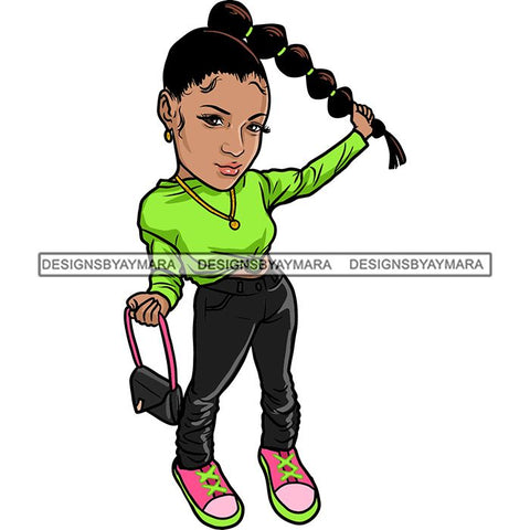 Fashion Woman Model Posing Summer Outfit Vogue Goddess Glamour Trendy Clothing Vector SVG Cutting Files