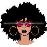 Afro Boss Lady Dope Diva Glamour Hot Sellers Designs .SVG Cutting Files