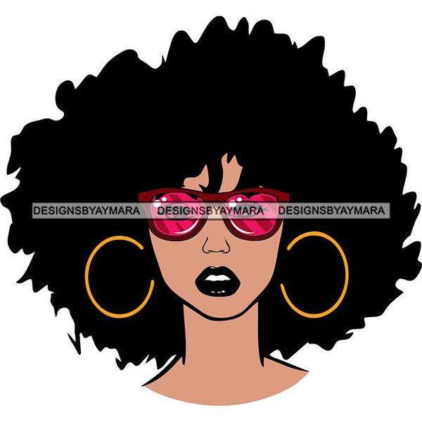 Afro Boss Lady Dope Diva Glamour Hot Sellers Designs .SVG Cutting Files