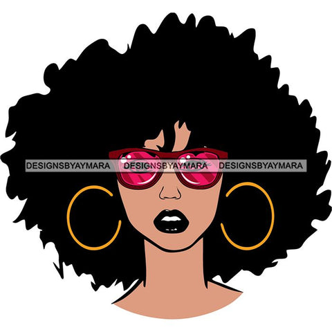 Afro Boss Lady Dope Diva Glamour Hot Sellers Designs .SVG Cutting Files