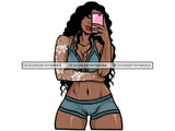 Tattoo Nubian Goddess PNG Files For Print Not For Cutting
