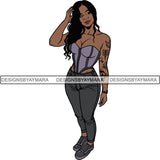 Afro Woman Goddess Diva Melanin Love Sensual .SVG Cut Files For Silhouette and Cricut and More!